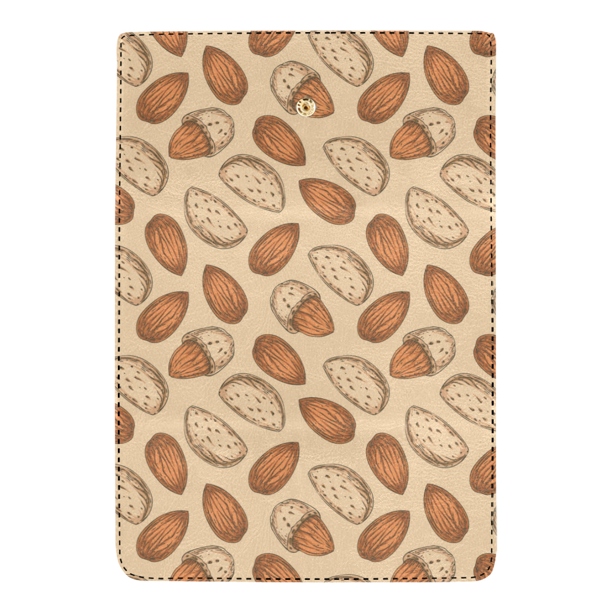 Almond Pattern Print Design 04 Women's Trifold Wallet