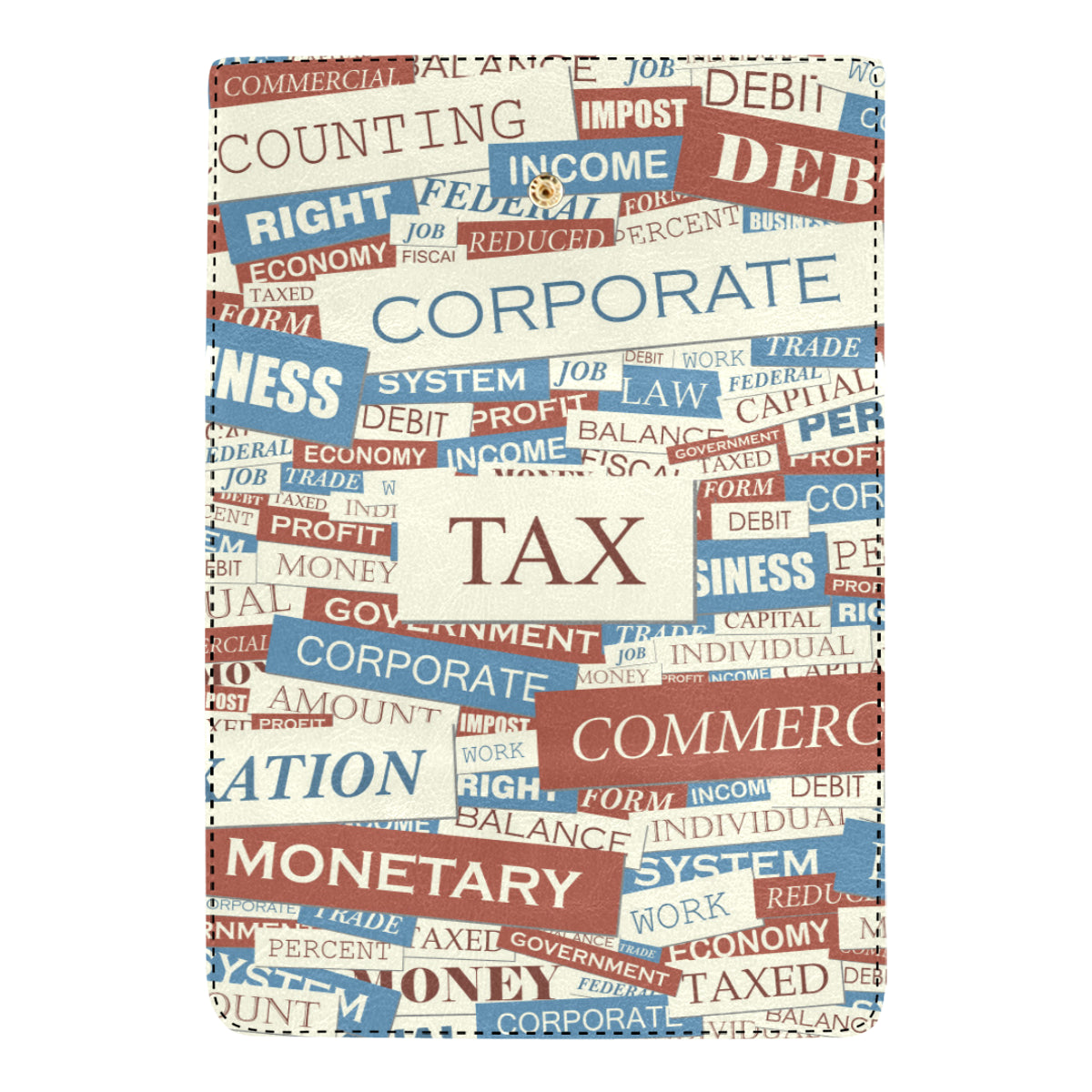 Accounting Financial Pattern Print Design 01 Women's Trifold Wallet