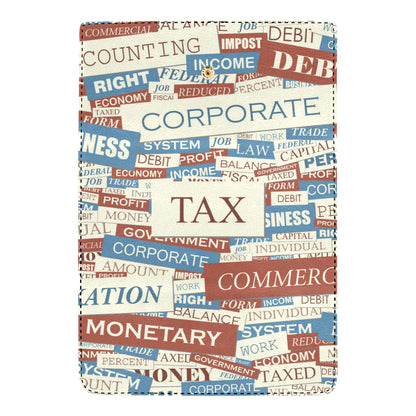Accounting Financial Pattern Print Design 01 Women's Trifold Wallet