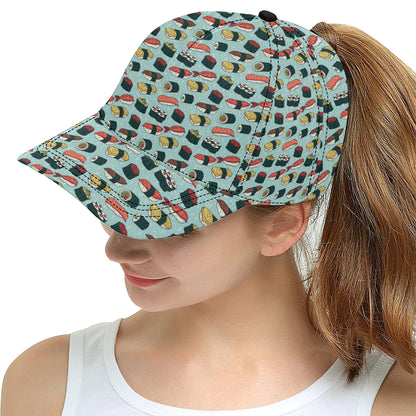 Sushi Pattern Design Snapback Cap