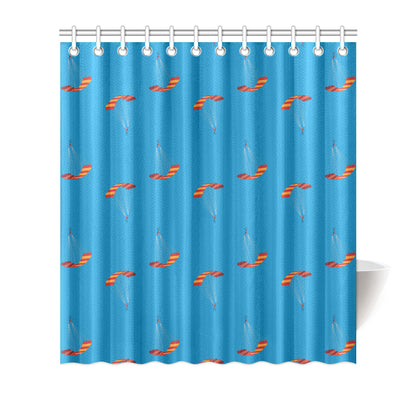 Paratrooper Pattern Print Design A01 Shower Curtain