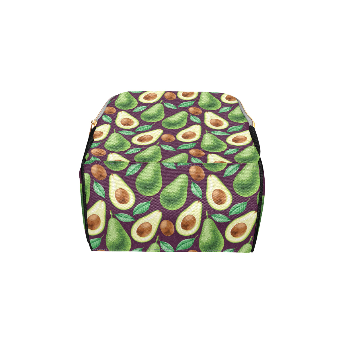 Avocado Pattern Print Design AC08 Diaper Bag Backpack