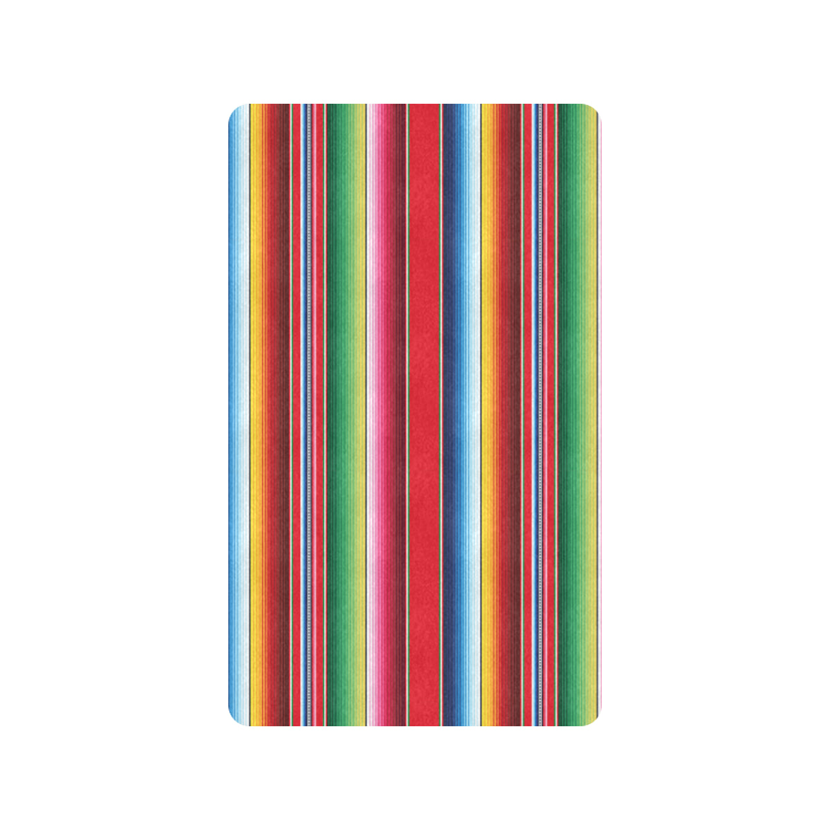 Serape Pattern Rubber Doormat