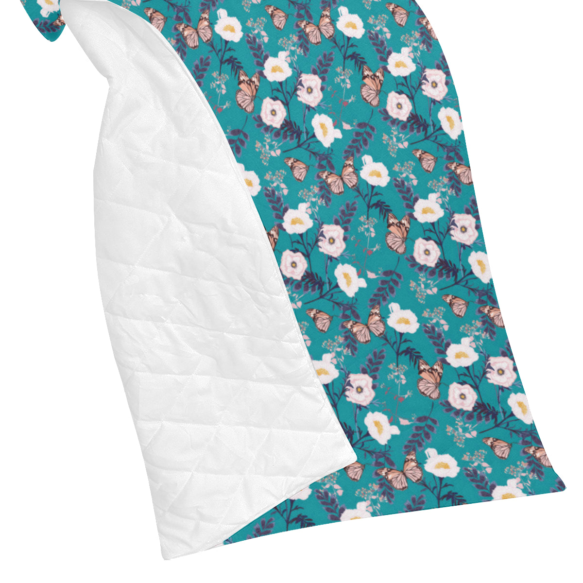 Butterfly Pattern Print Design 012 Premium Quilt