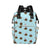 Hedgehog Print Design LKS402 Diaper Bag Backpack