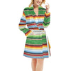 Serape Print Design LKS302 Women's Fleece Robe