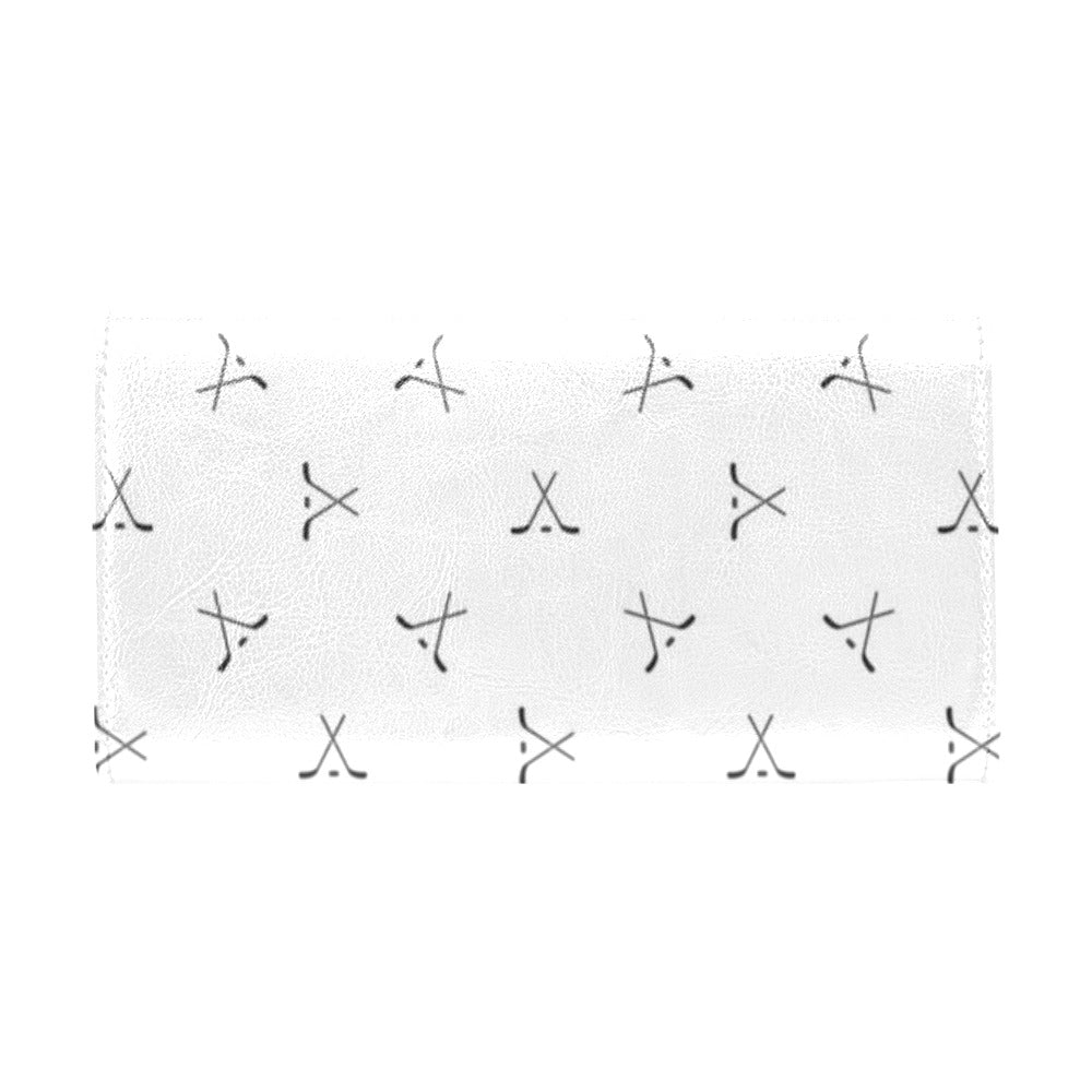 Hockey Print Design LKS304 Women's Trifold Wallet