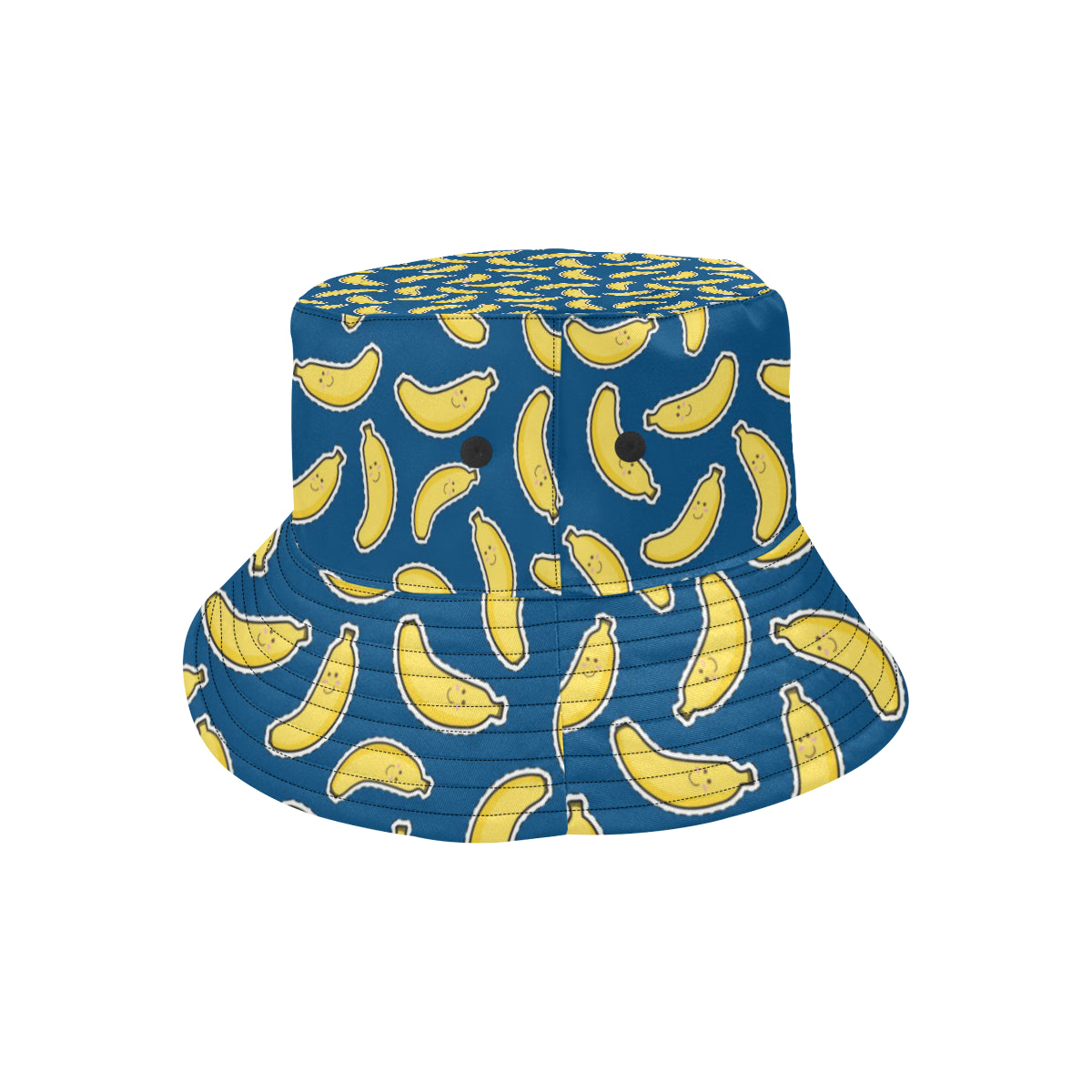 Banana Pattern Print Design BA03 Unisex Bucket Hat
