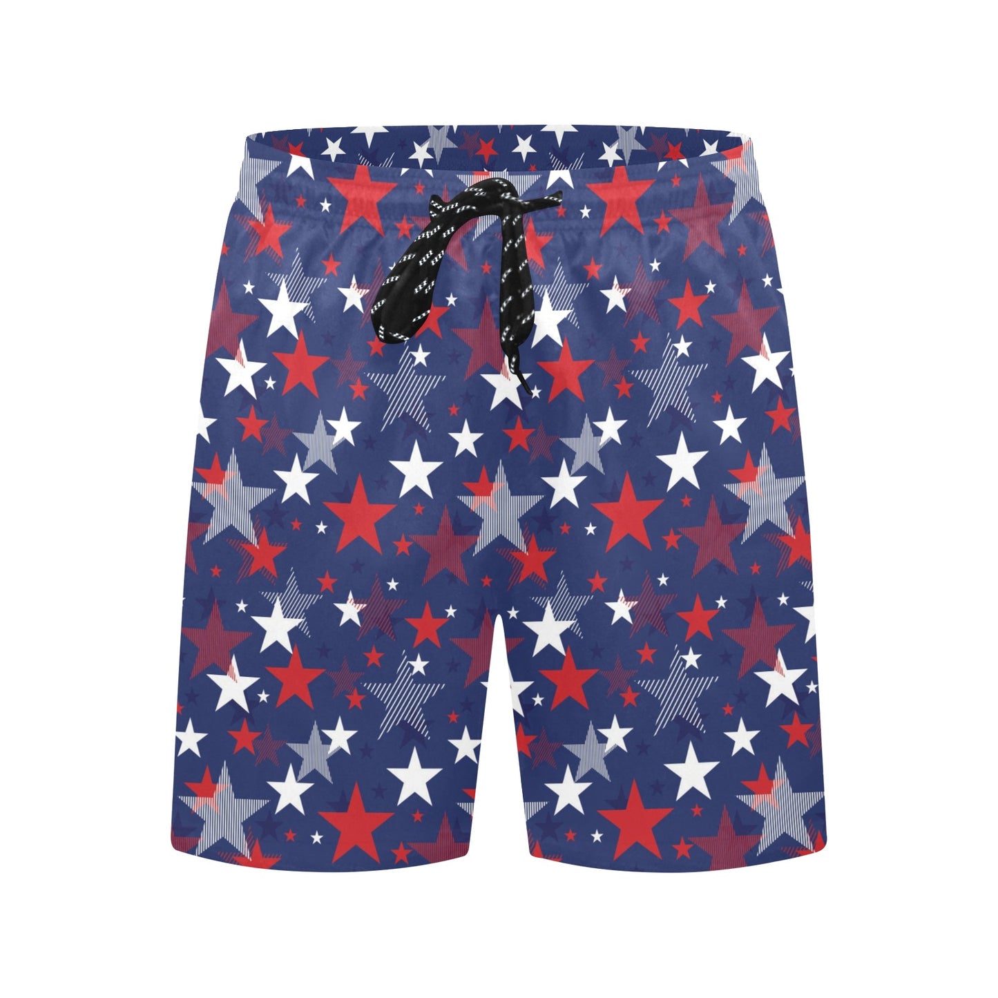 Star Print Design LKS304 Men's Swim Trunks Beach Shorts