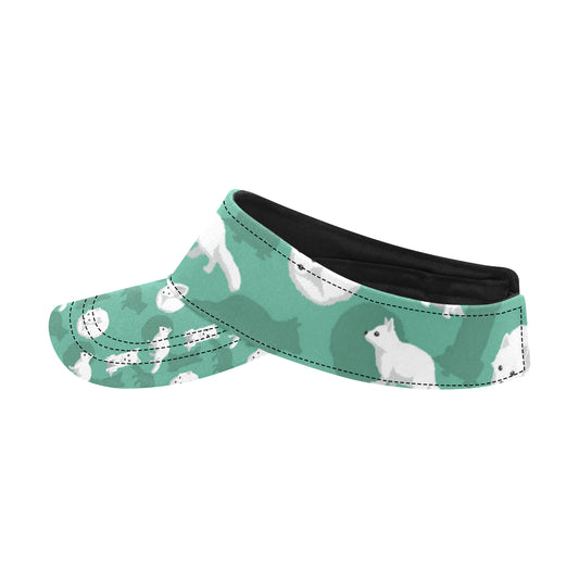 Arctic Fox Pattern Print Design Unisex Sun Visor