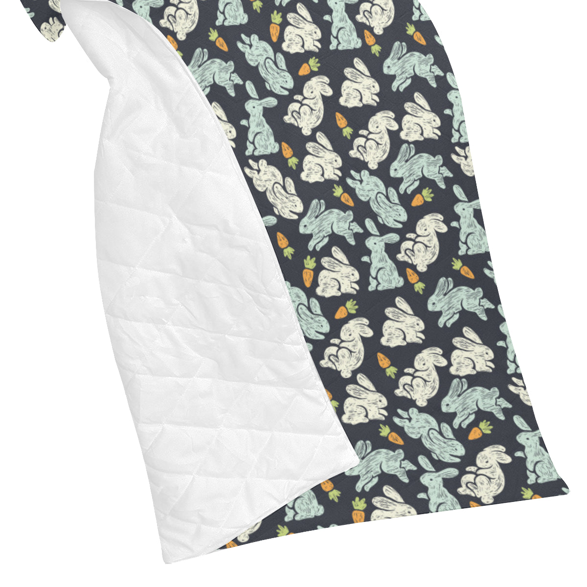 Bunny Pattern Print Design 04 Premium Quilt