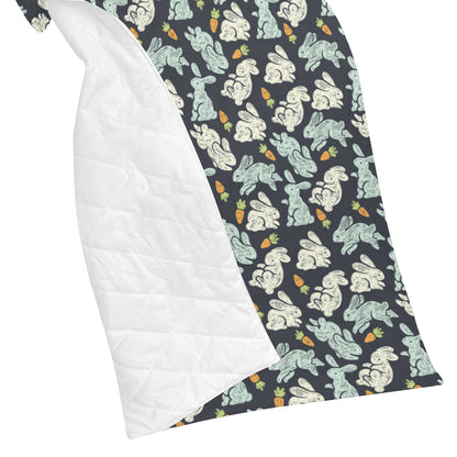 Bunny Pattern Print Design 04 Premium Quilt