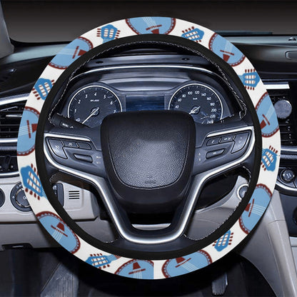 Banjo Print Design LKS401 Steering Wheel Cover with Elastic Edge