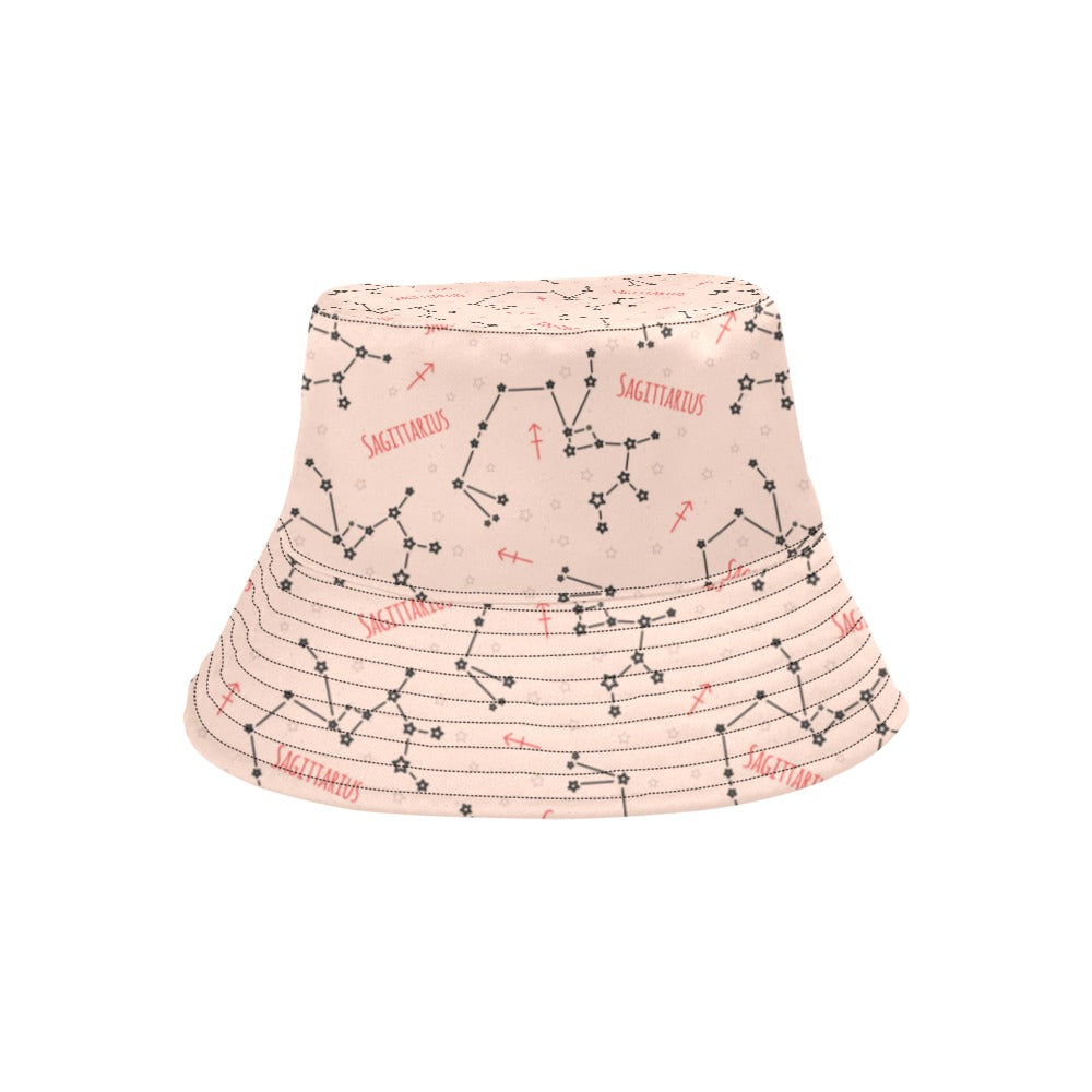 Sagittarius Star Print Design LKS302 Unisex Bucket Hat