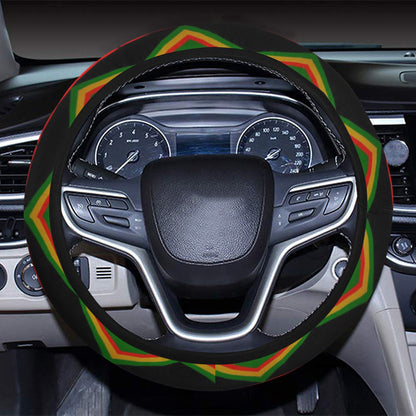 Serape Print Design LKS306 Steering Wheel Cover with Elastic Edge