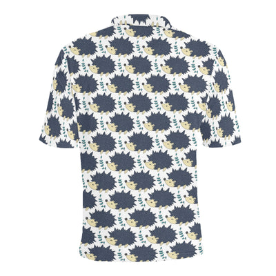 Hedgehog Print Design LKS401 Men Polo Shirt