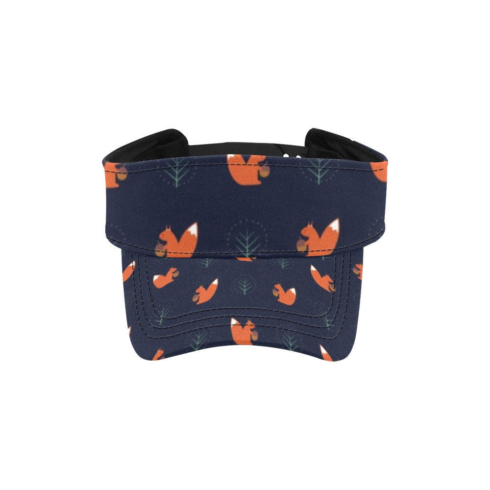 Squirrel Print Design LKS303 Unisex Sun Visor