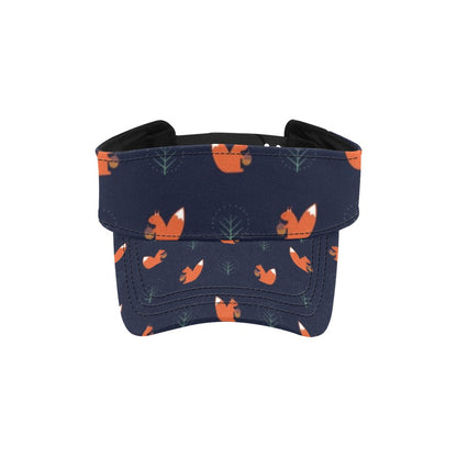 Squirrel Print Design LKS303 Unisex Sun Visor