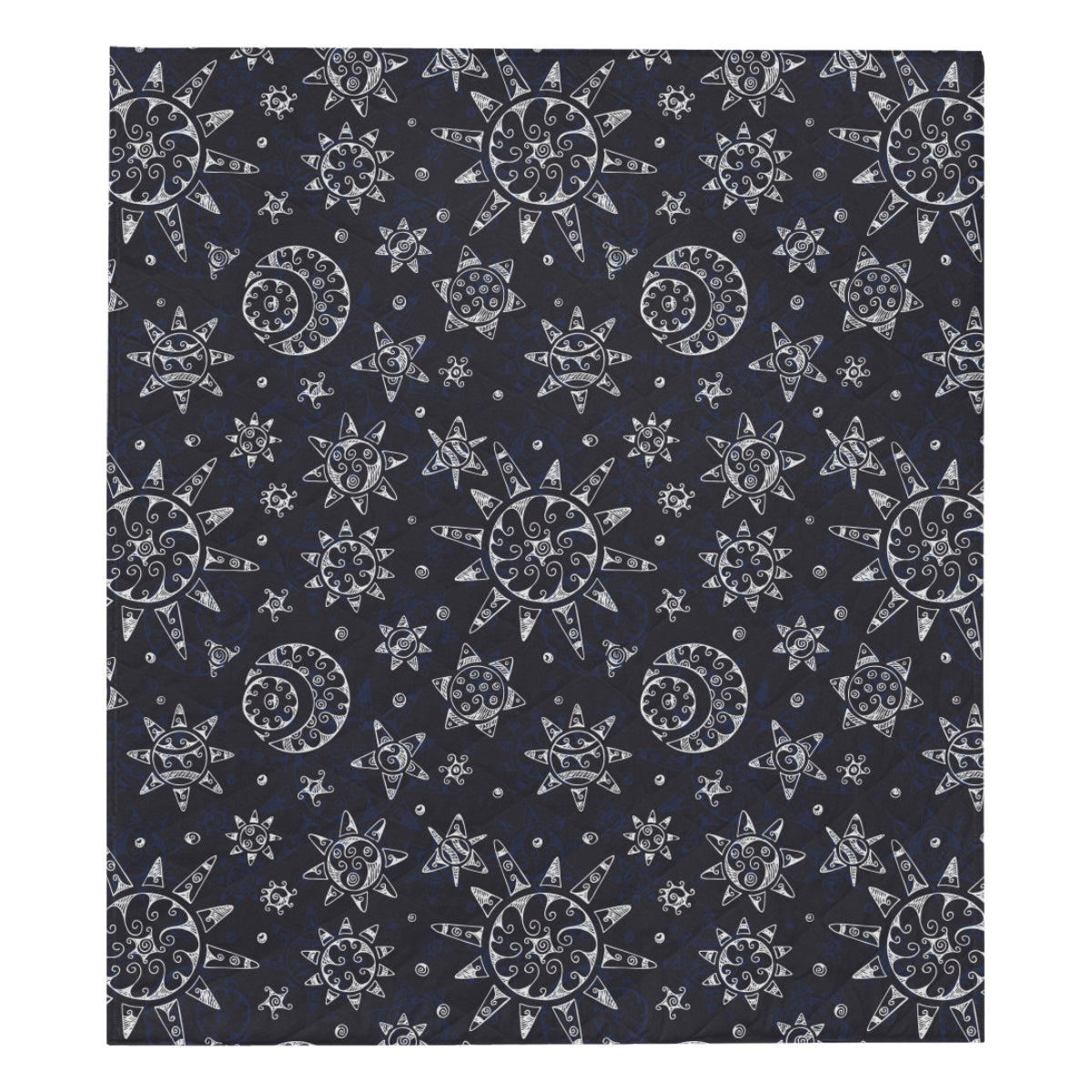 Sun Moon Pattern Premium Quilt