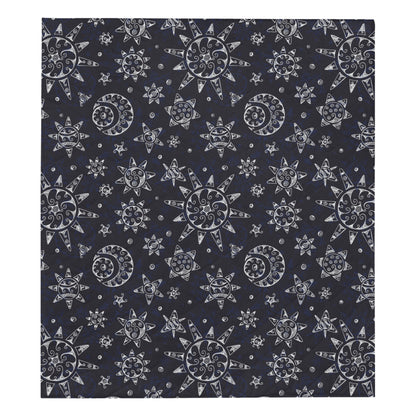 Sun Moon Pattern Premium Quilt