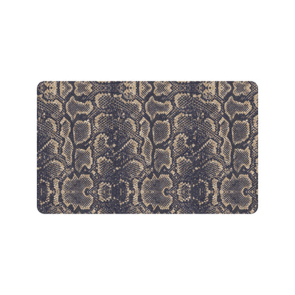 Snake Skin Pattern Print Rubber Doormat