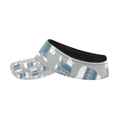 Polar Bear Pattern Print Design A03 Unisex Sun Visor