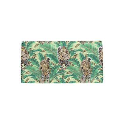 Leopard Pattern Print Design 03 Women's Trifold Wallet