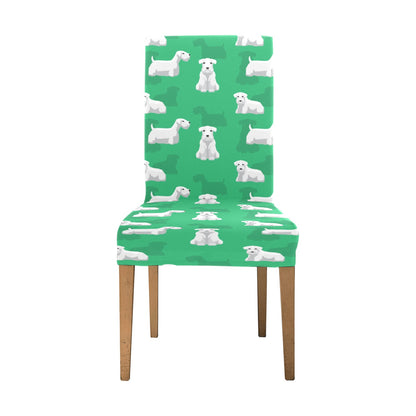 Sealyham Terriers Print Design LKS301 Dining Chair Slipcover