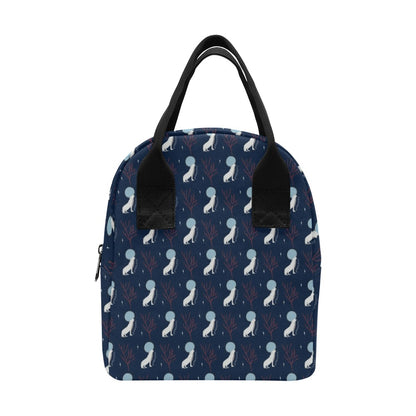 Wolf Moon Print Design LKS304 Insulated Lunch Bag