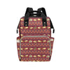 Burrito Taco Print Design LKS302 Diaper Bag Backpack