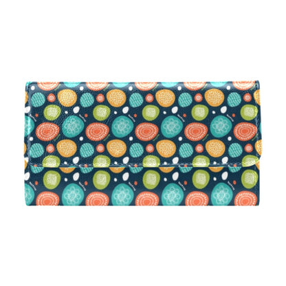 Swedish Themed Design Women's Trifold Wallet