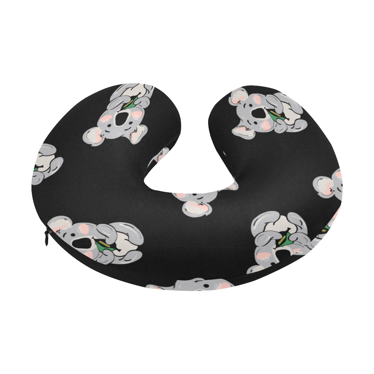 Koala Pattern Print Design 05 U-Shaped Travel Neck Pillow
