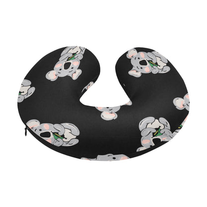 Koala Pattern Print Design 05 U-Shaped Travel Neck Pillow