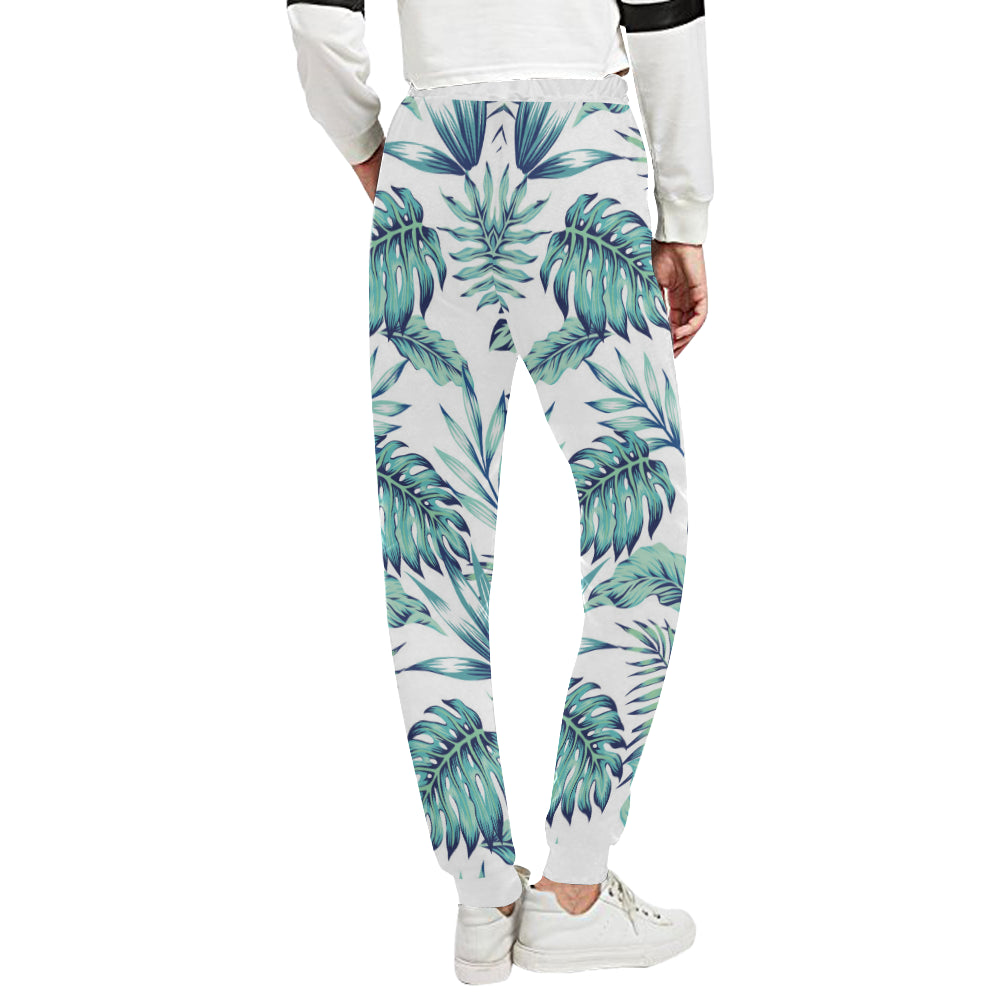 Pattern Tropical Palm Leaves Unisex Sweatpants