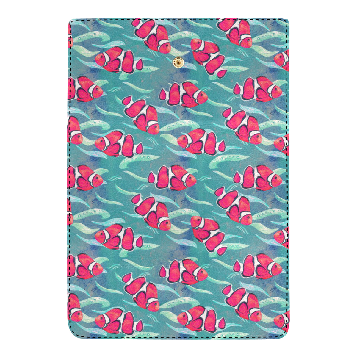 Clownfish Pattern Print Design 02 Women's Trifold Wallet