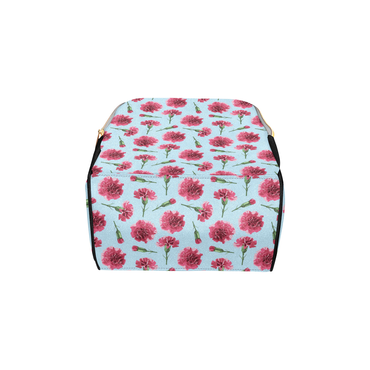 Carnations Pattern Print Design CN01 Diaper Bag Backpack