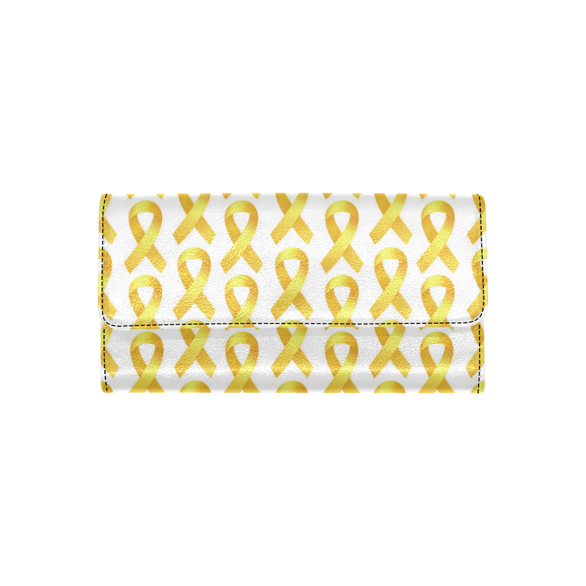 Bone cancer Pattern Print Design 02 Women's Trifold Wallet