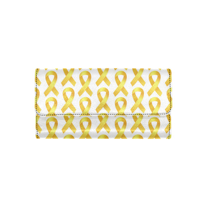 Bone cancer Pattern Print Design 02 Women's Trifold Wallet