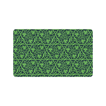 Shamrock Themed Print Rubber Doormat