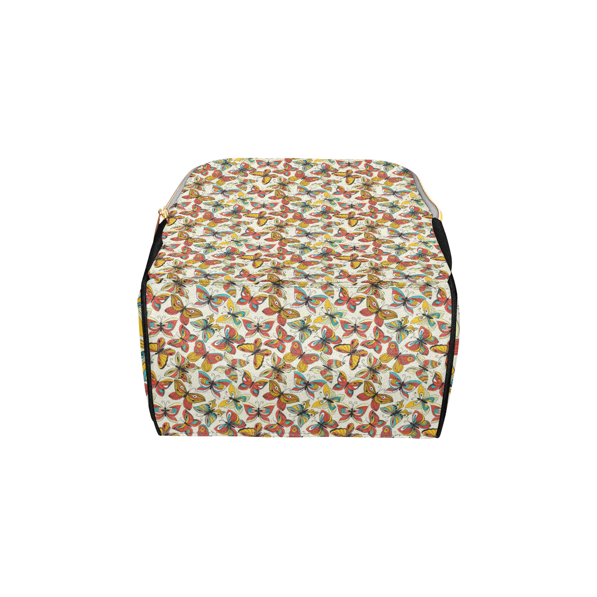 Butterfly Pattern Print Design 02 Diaper Bag Backpack