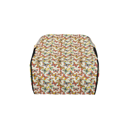 Butterfly Pattern Print Design 02 Diaper Bag Backpack
