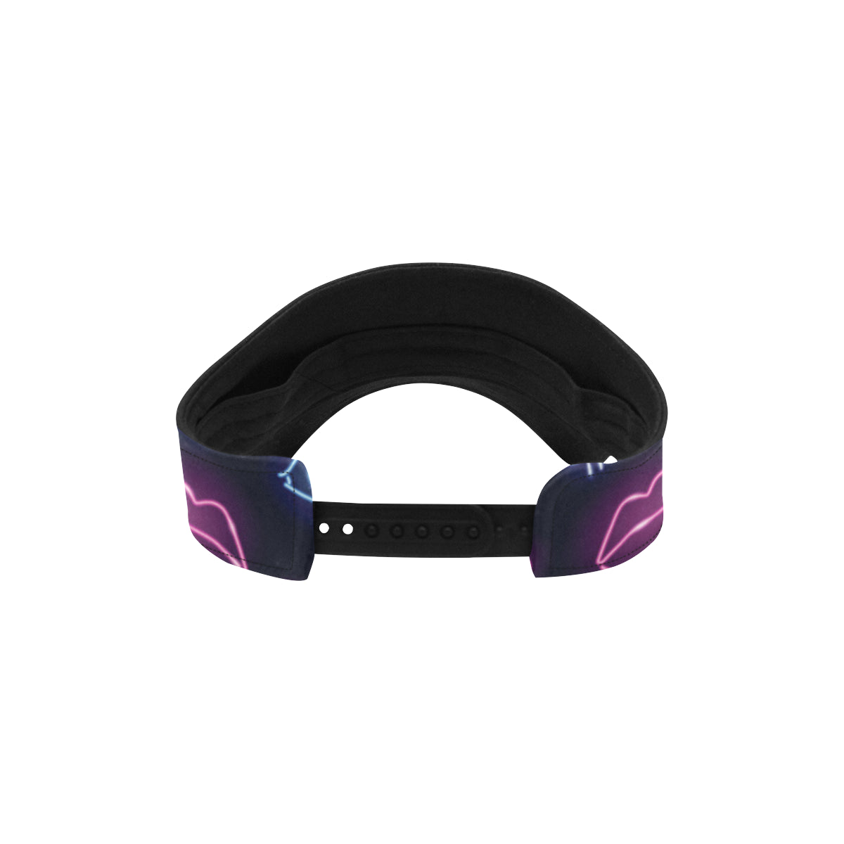 Lipstick Neon Pattern Print Design 02 Unisex Sun Visor
