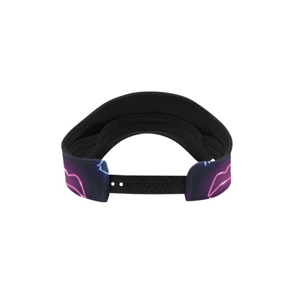 Lipstick Neon Pattern Print Design 02 Unisex Sun Visor