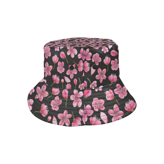 Apple blossom Pattern Print Design AB03 Unisex Bucket Hat