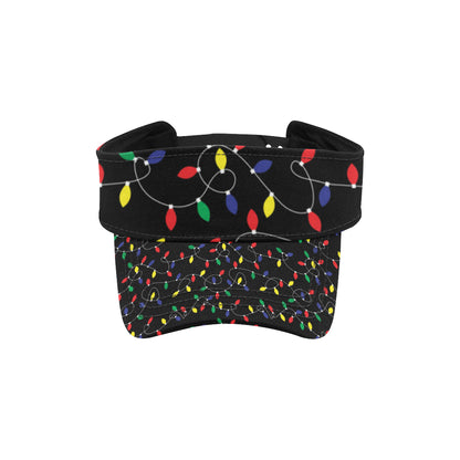 Christmas Light Pattern Print Design 04 Unisex Sun Visor