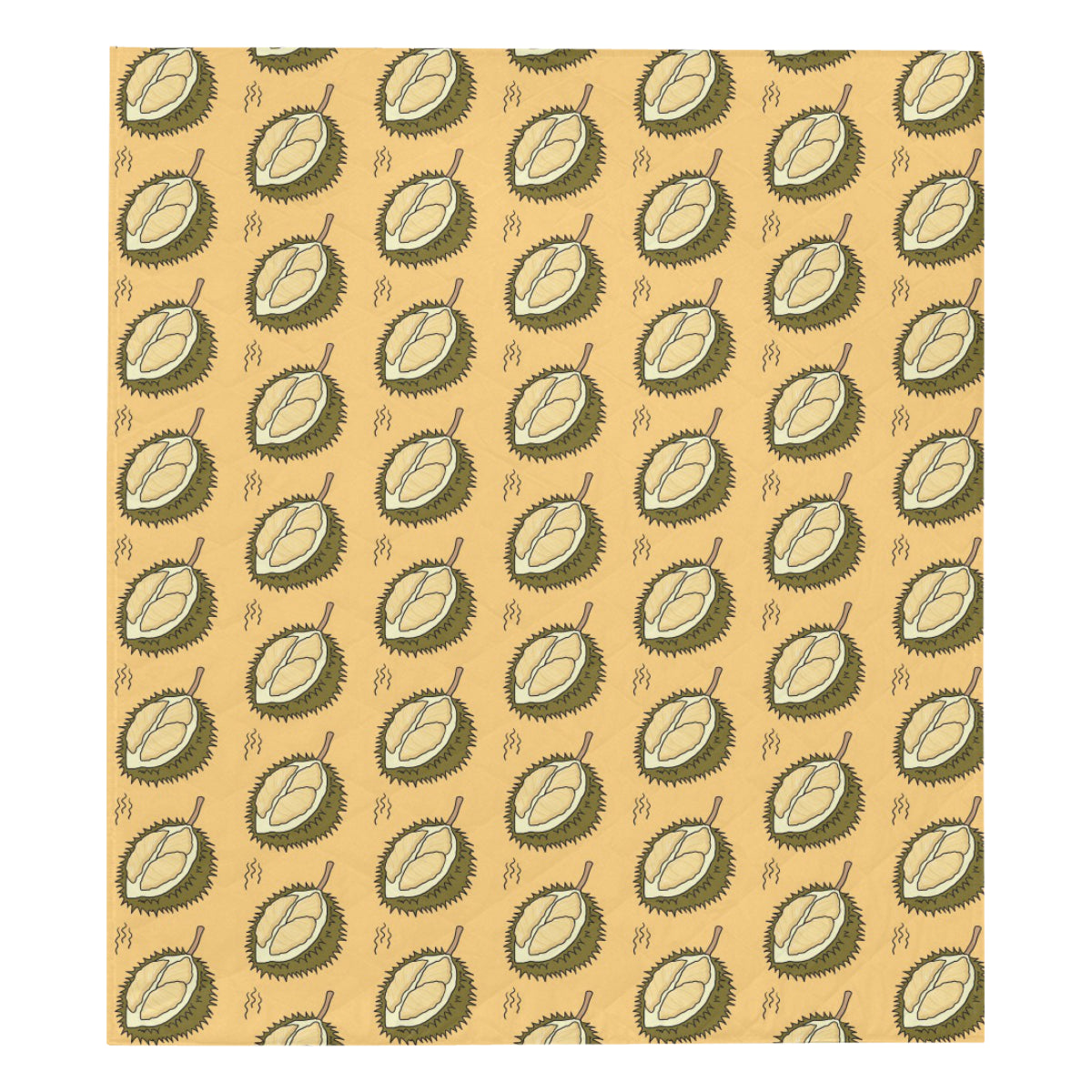 Durian Pattern Print Design DR02 Premium Quilt