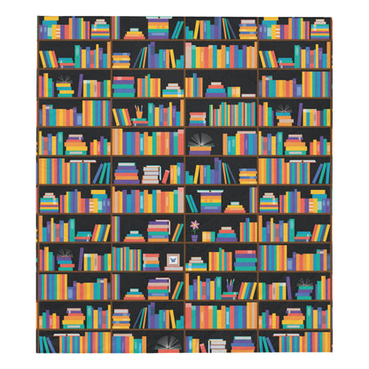 Book Pattern Print Design 05 Premium Quilt
