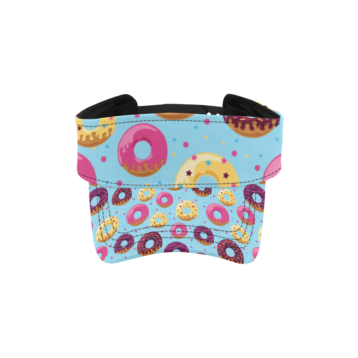 Donut Pattern Print Design DN07 Unisex Sun Visor