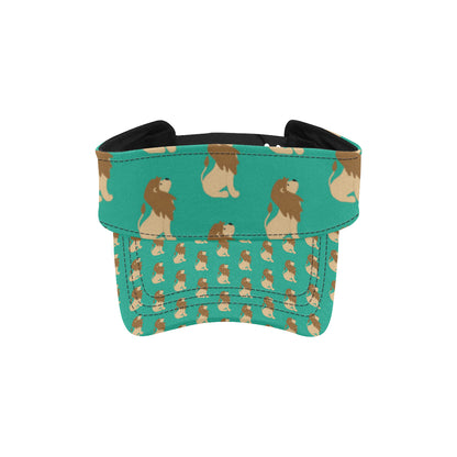 Lion Pattern Print Design 02 Unisex Sun Visor