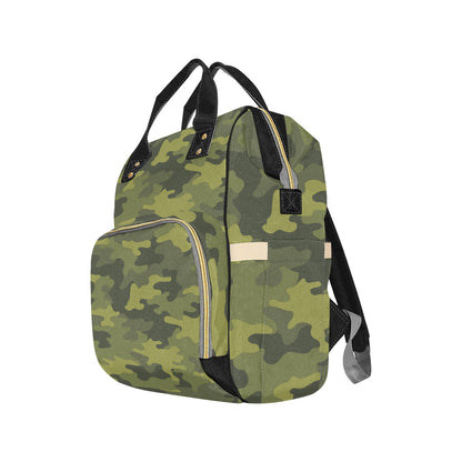 Military Camouflage Pattern Print Design 02 Diaper Bag Backpack